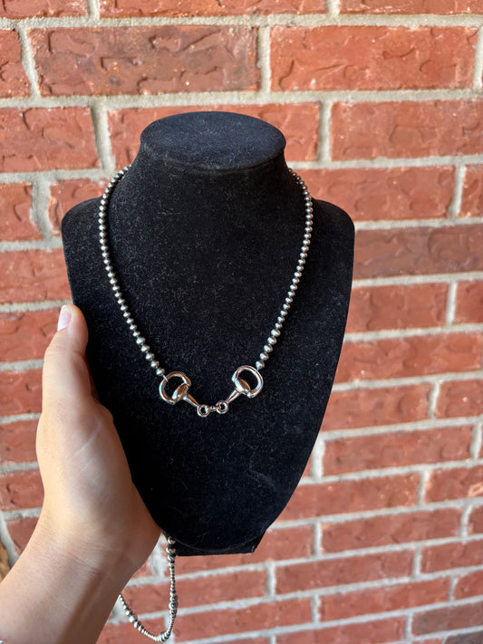 Snaffle Bit Navajo Necklace