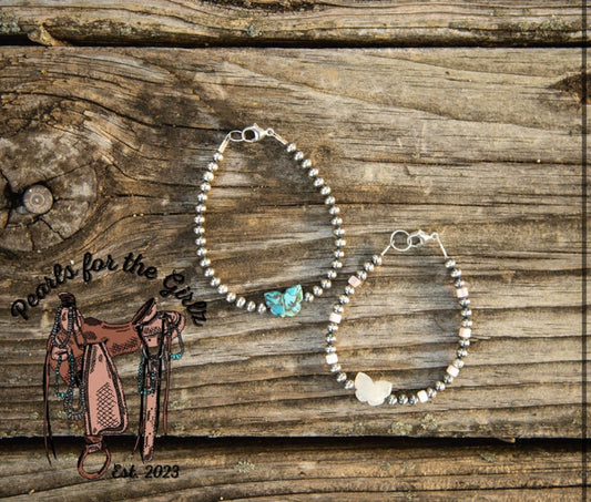 Pink Butterfly Bracelet