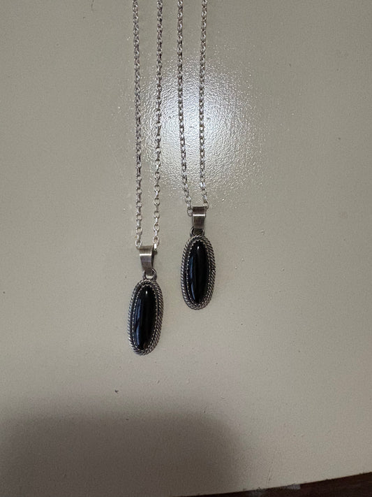 Onyx Pendant Necklaces