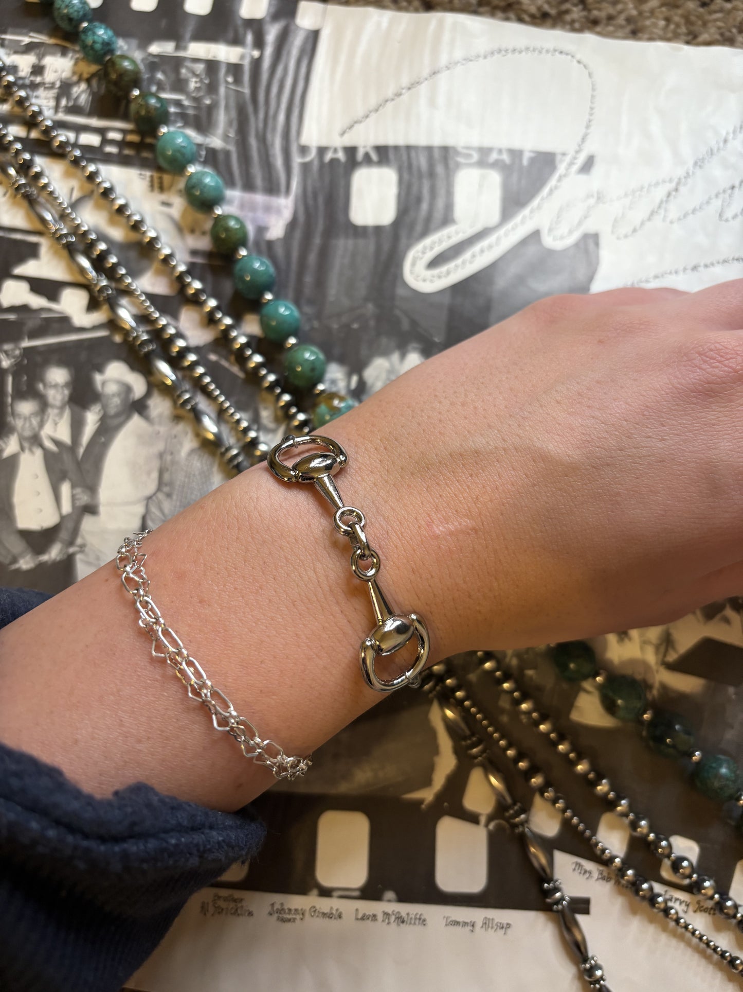 Navajo Snaffle Bit Bracelet